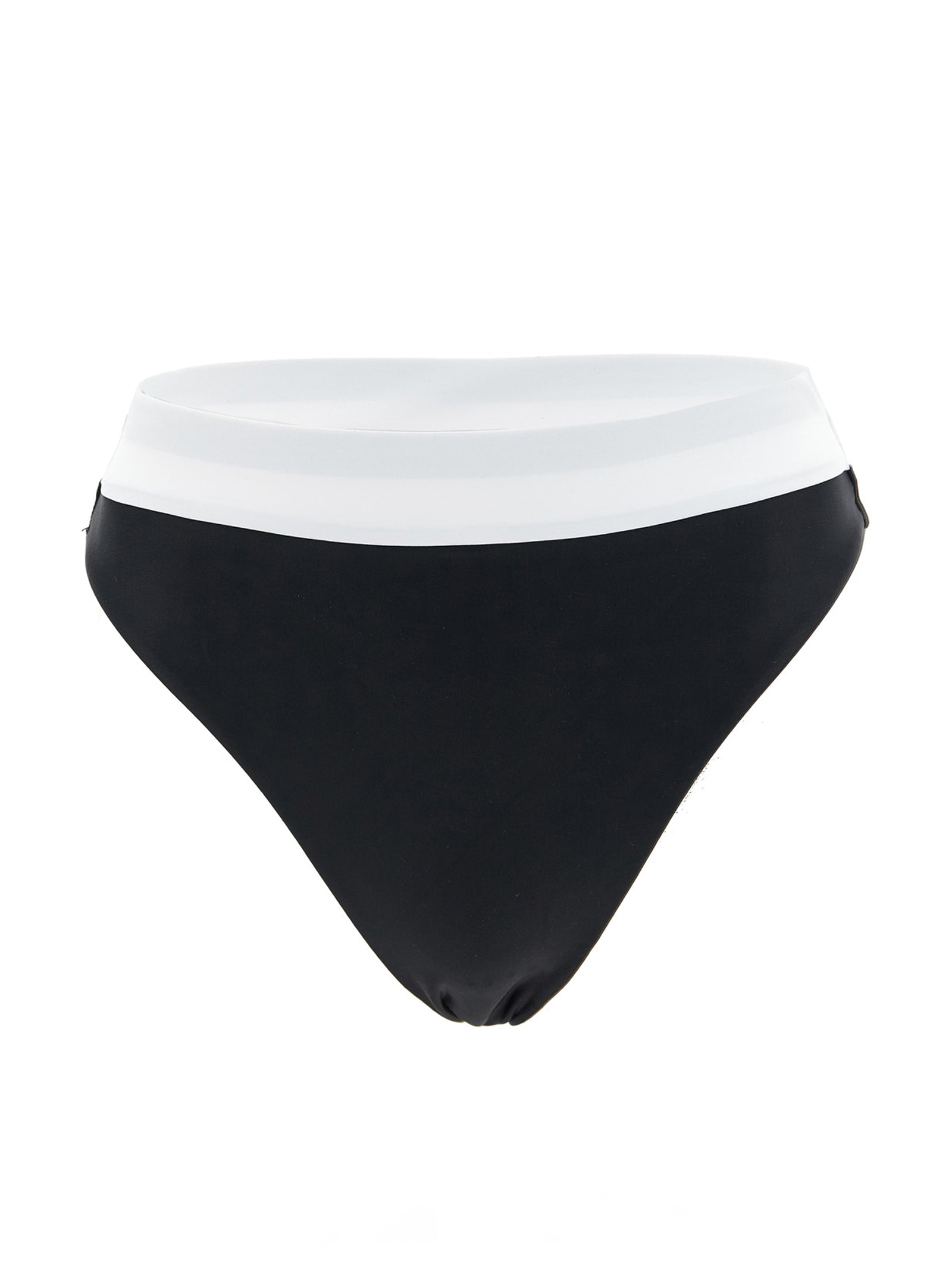Oceane Bikini Briefs - Active Line White/black Recycled Polyamide Elastane Beachwear