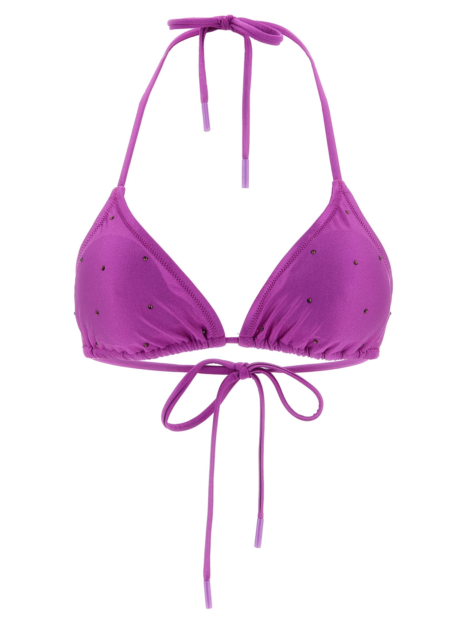 Velora Bikini Top - Active Line Purple Polyamide Beachwear