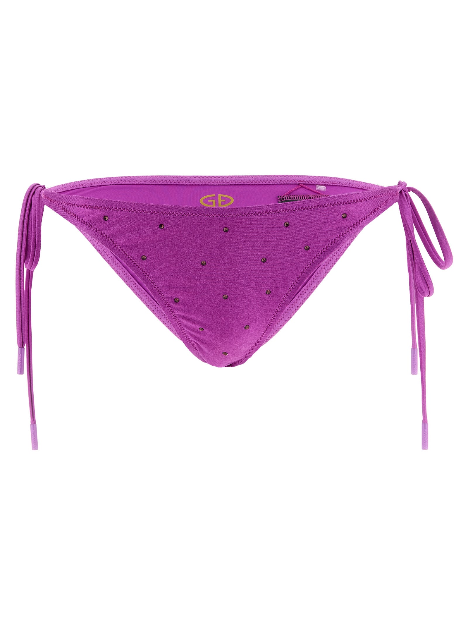 Kaia Bikini Briefs - Active Line Purple Polyamide Beachwear