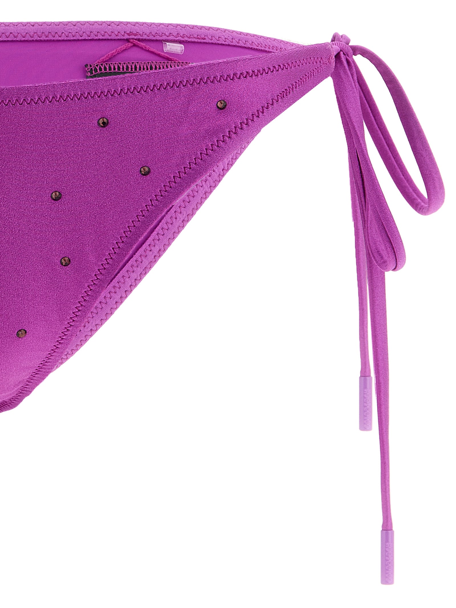 Kaia Bikini Briefs - Active Line Purple Polyamide Beachwear