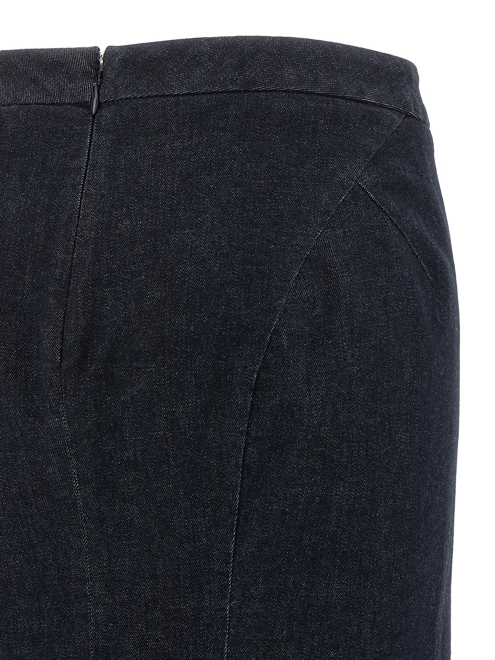 Denim skirt Blue Cotton