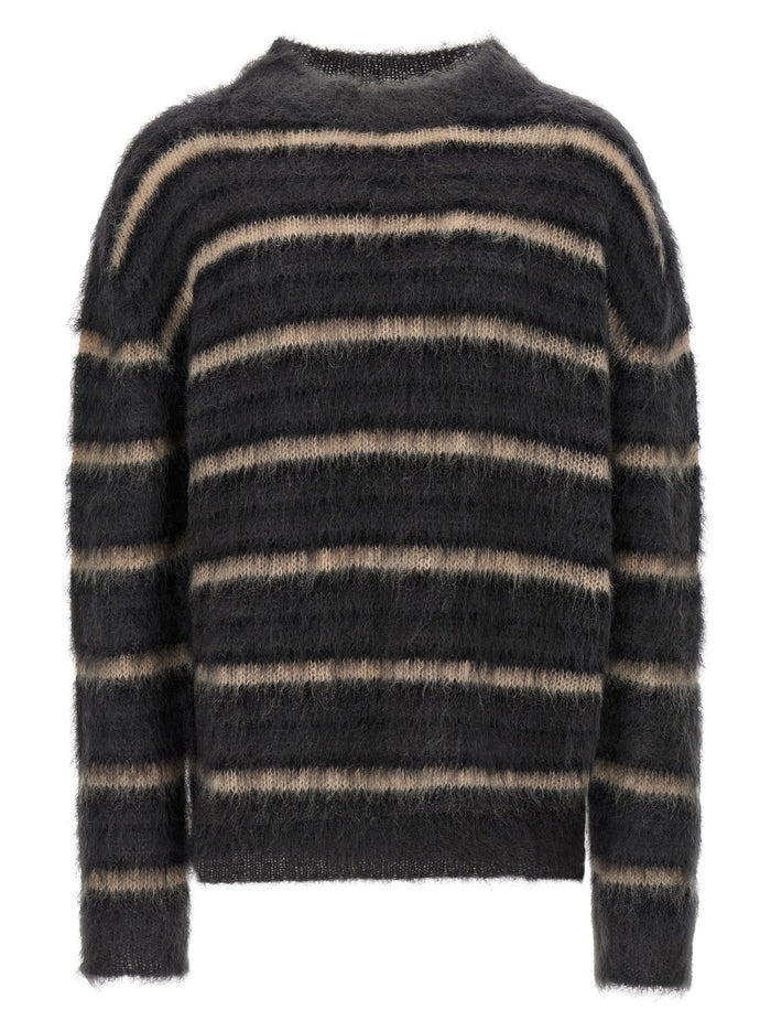 Striped sweater Gray Wm Pl Sweater, Cardigans