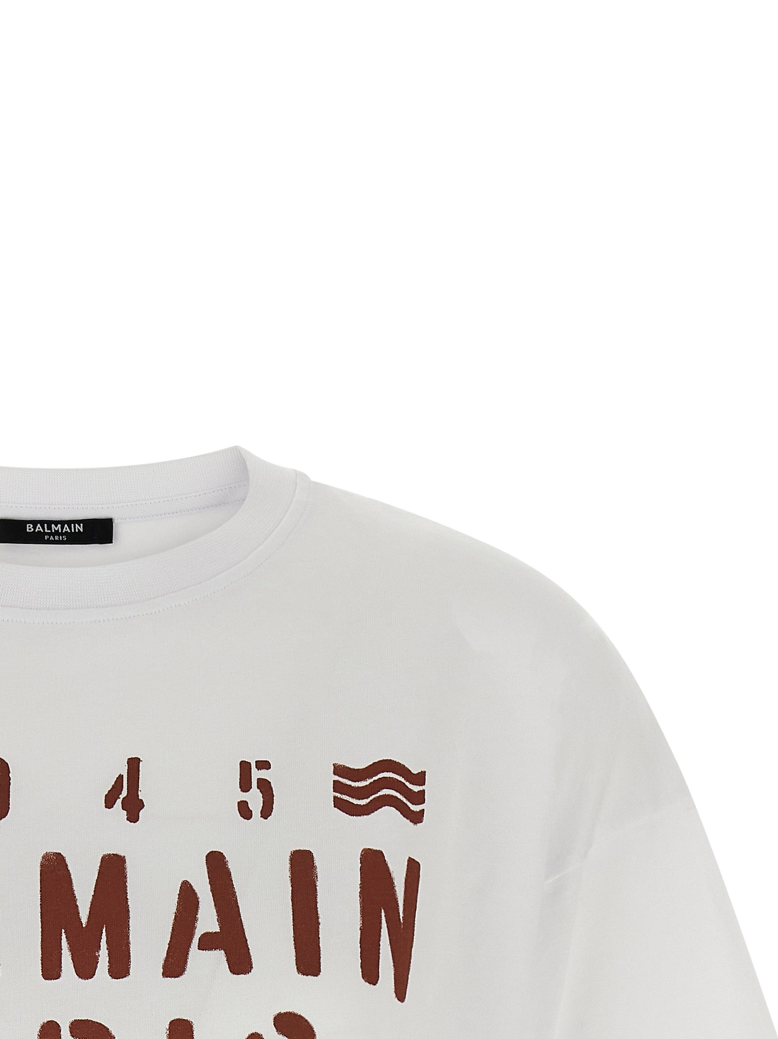 Plage print T-shirt White Cotton