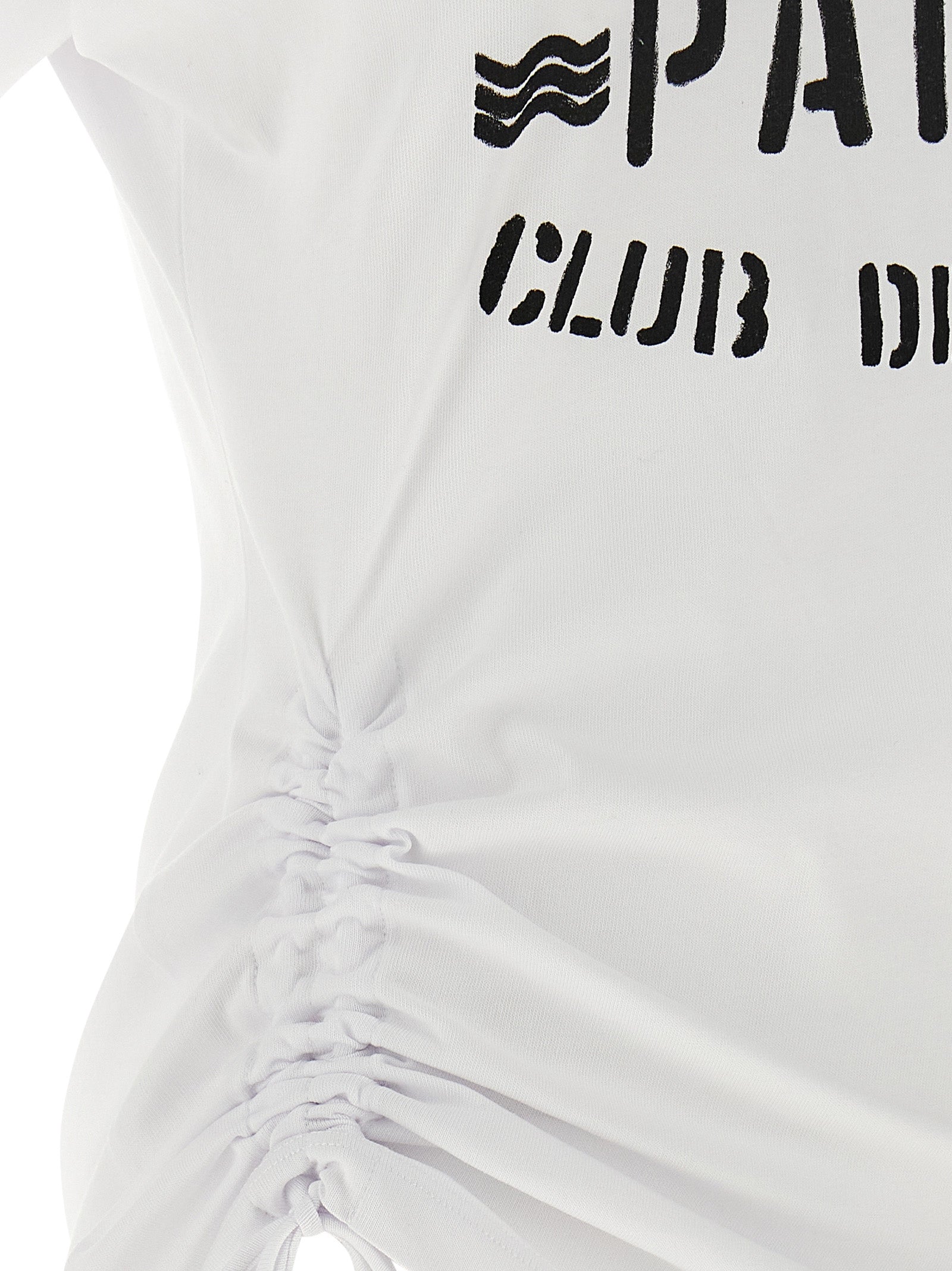 Balmain Club T-shirt White/black Cotton