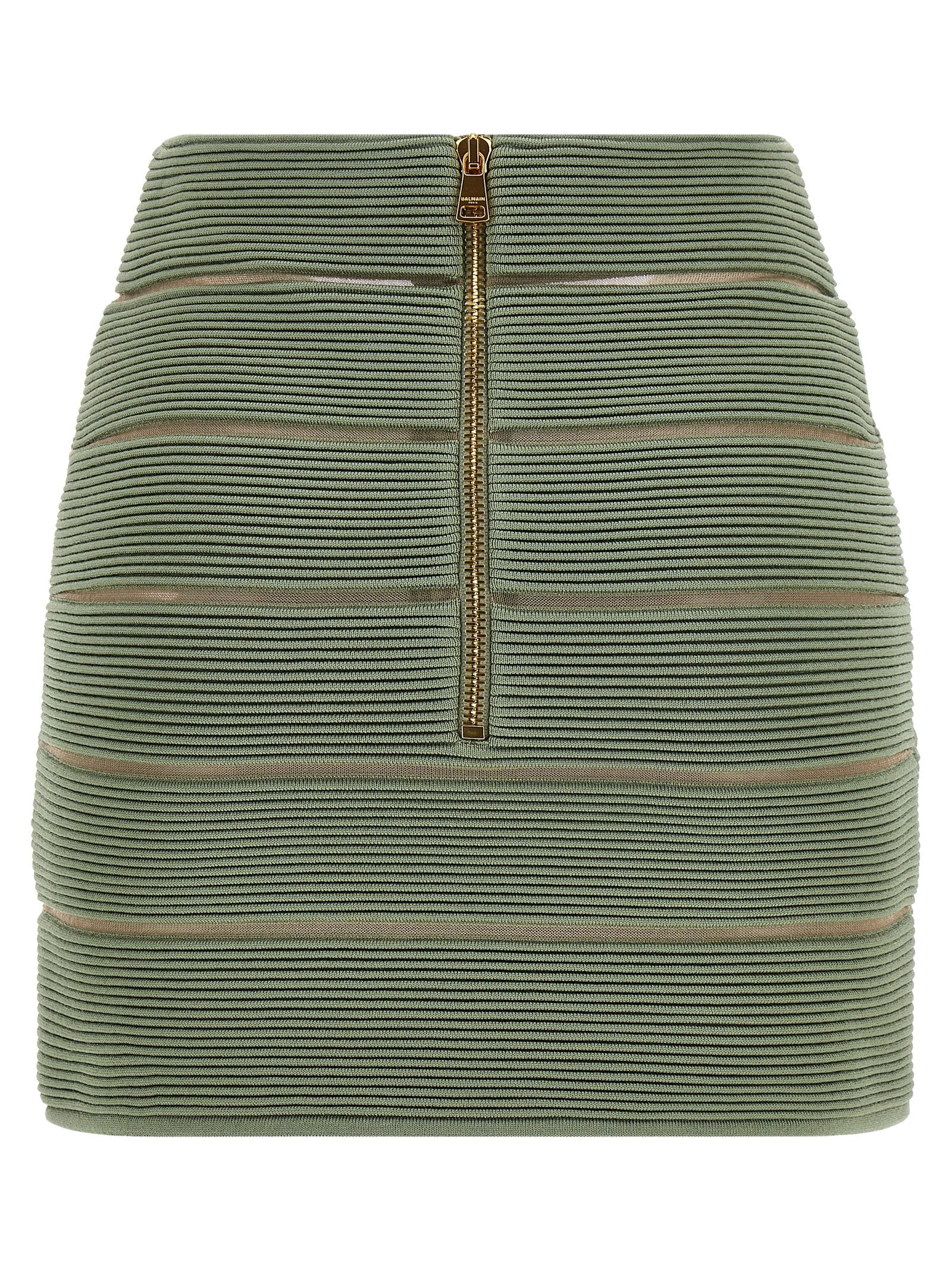 V-shaped waist skirt Green