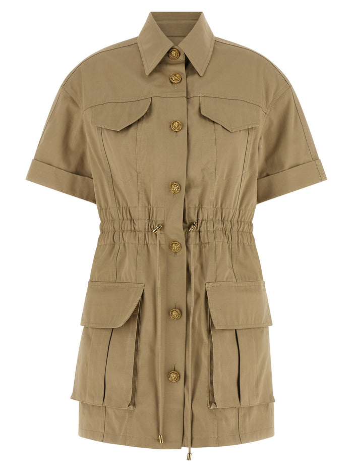 Saharan Dress Green Cotton