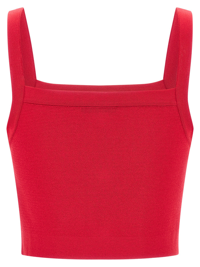 Top 3 buttons Fuchsia Viscose Tops