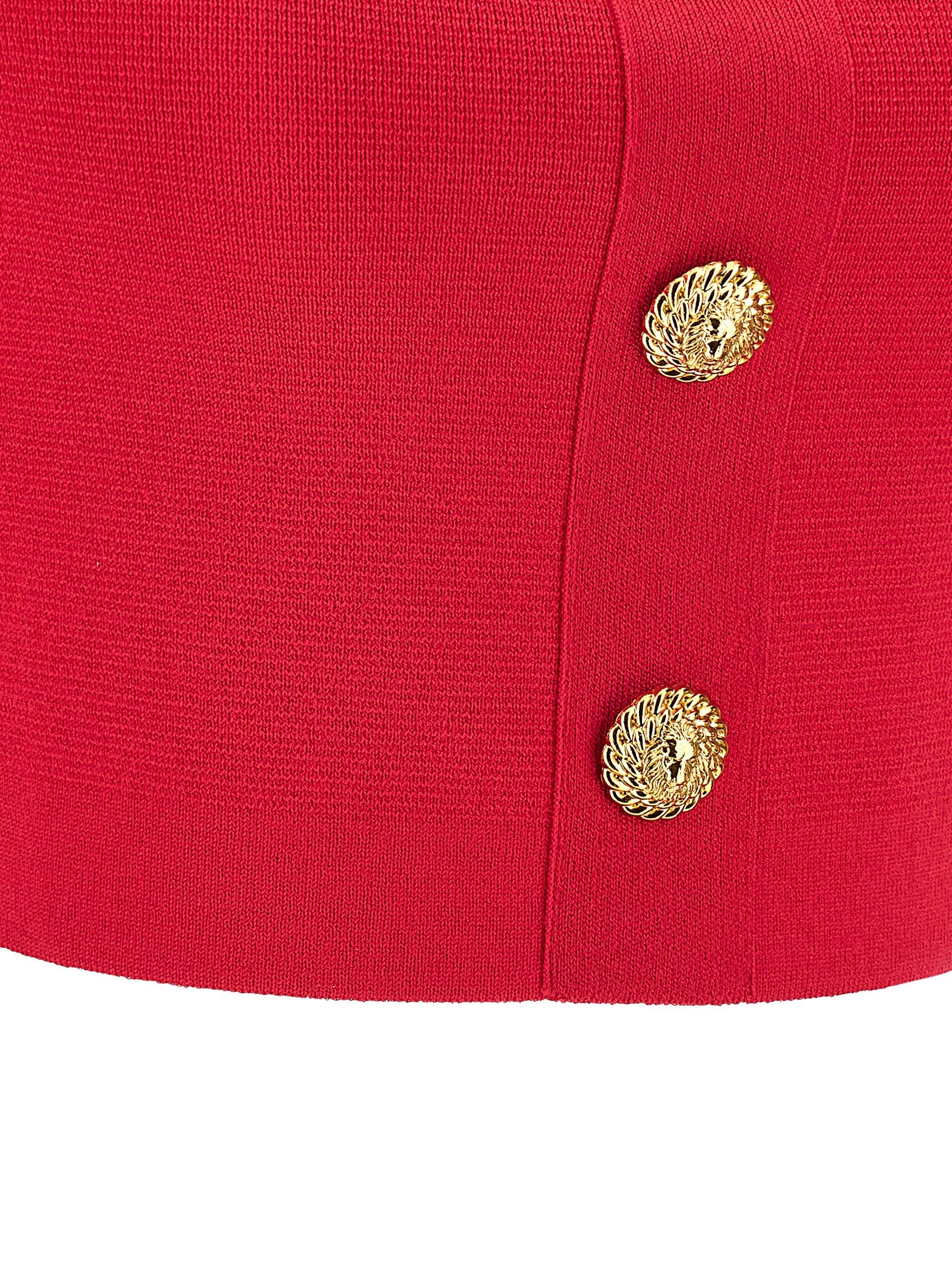 Top 3 buttons Fuchsia Viscose Tops