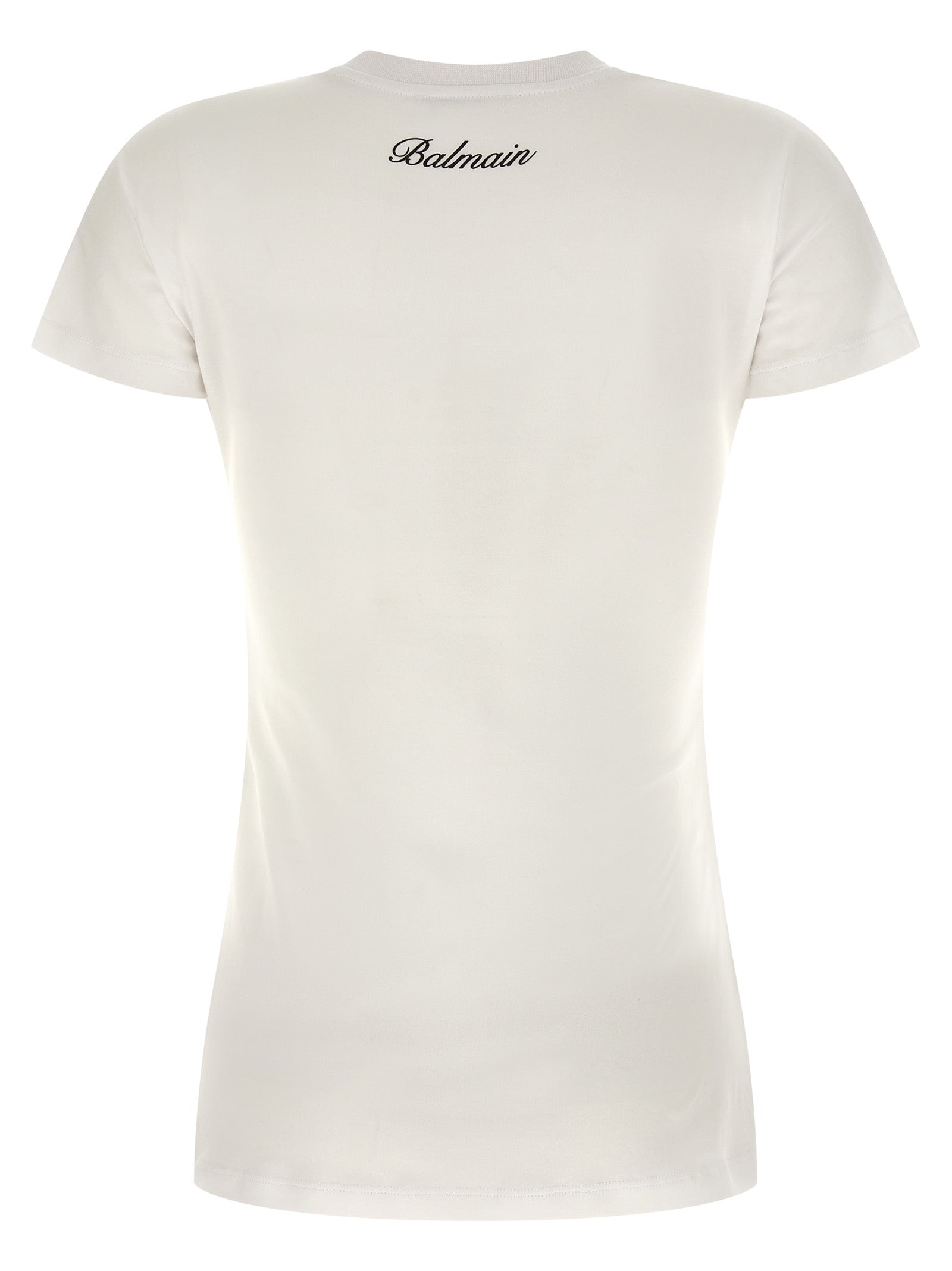 3 Buttons T-Shirt White/black Cotton