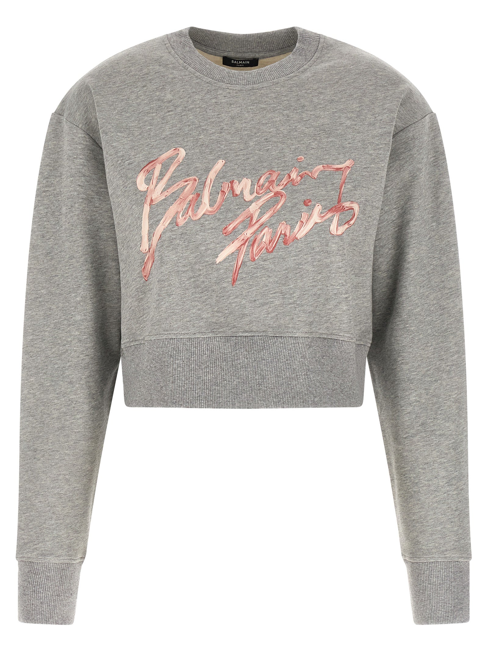 Balmain Paris sweatshirt Gray Cotton