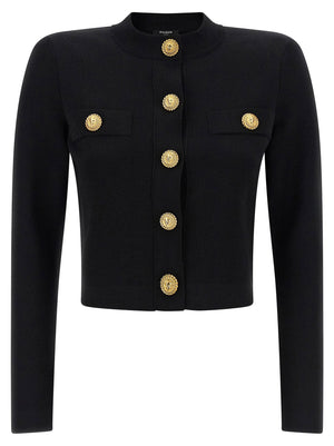 Balmain Cropped Cardigan