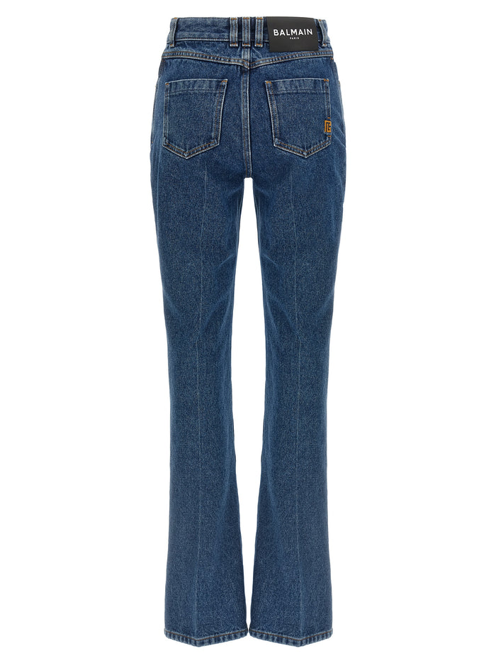 Embroidery jeans Blue Cotton