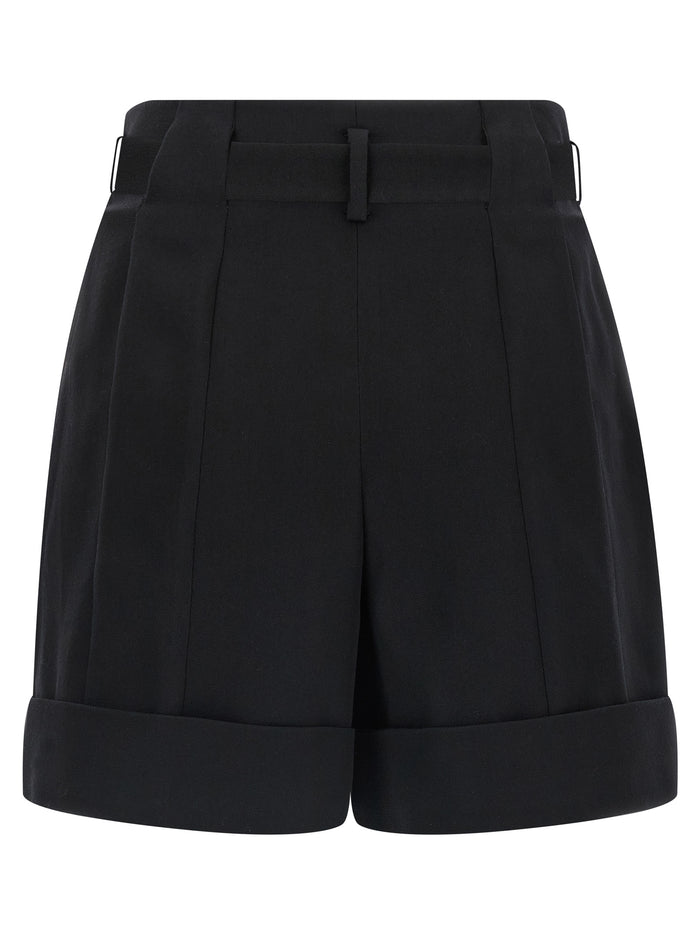 Anthem shorts Black Virgin Wool Bermuda