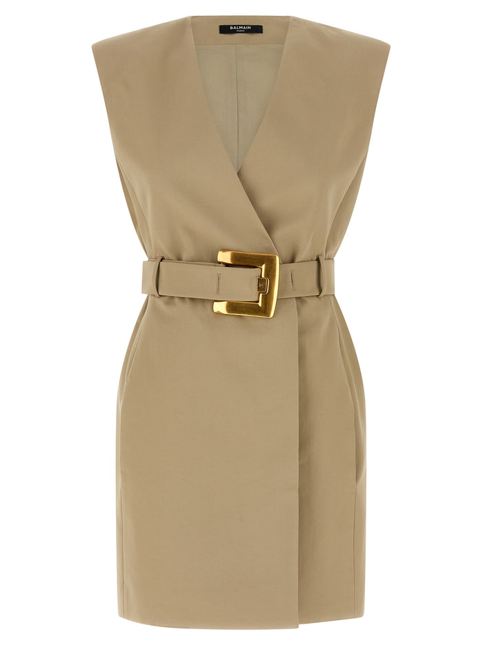 Anthem dress Beige Cotton