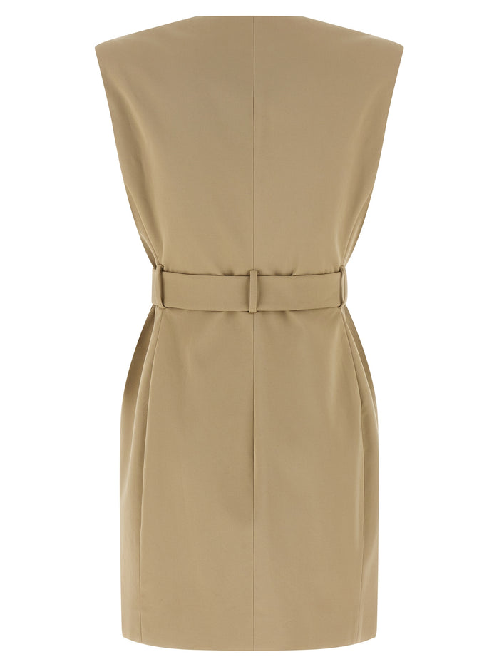 Anthem dress Beige Cotton