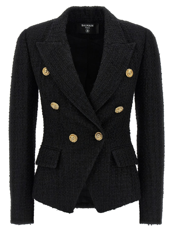 Tweed blazer Black Blazer, Suits