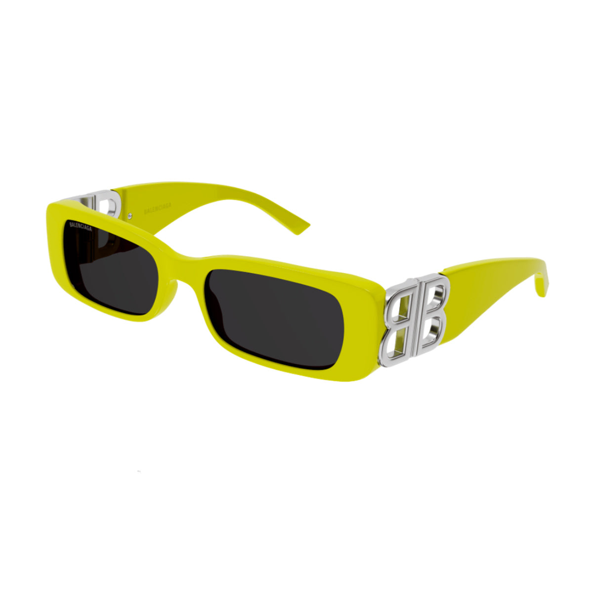 Dynasty Rectangle BB0096S Giallo Celluloid Occhiali Sole