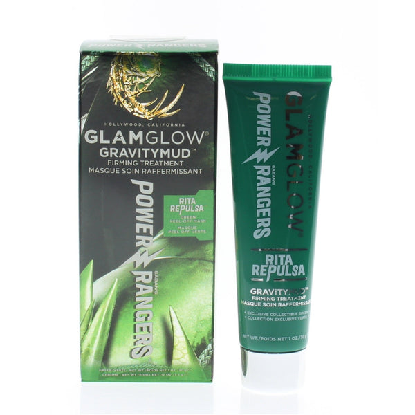 Glam Glow Gravitymud Power Ranger Rita Replusa Green Peel Off Mask 1oz-30g One Color Perfumes