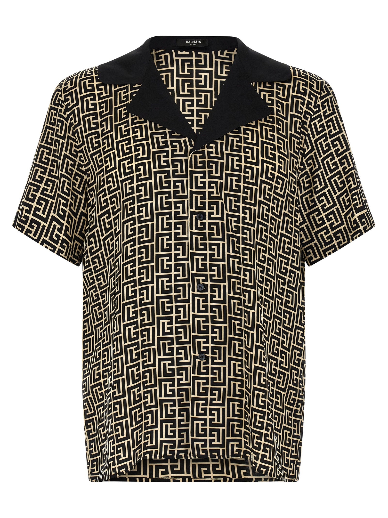 Monogram shirt White/black Viscose Shirt, Blouse