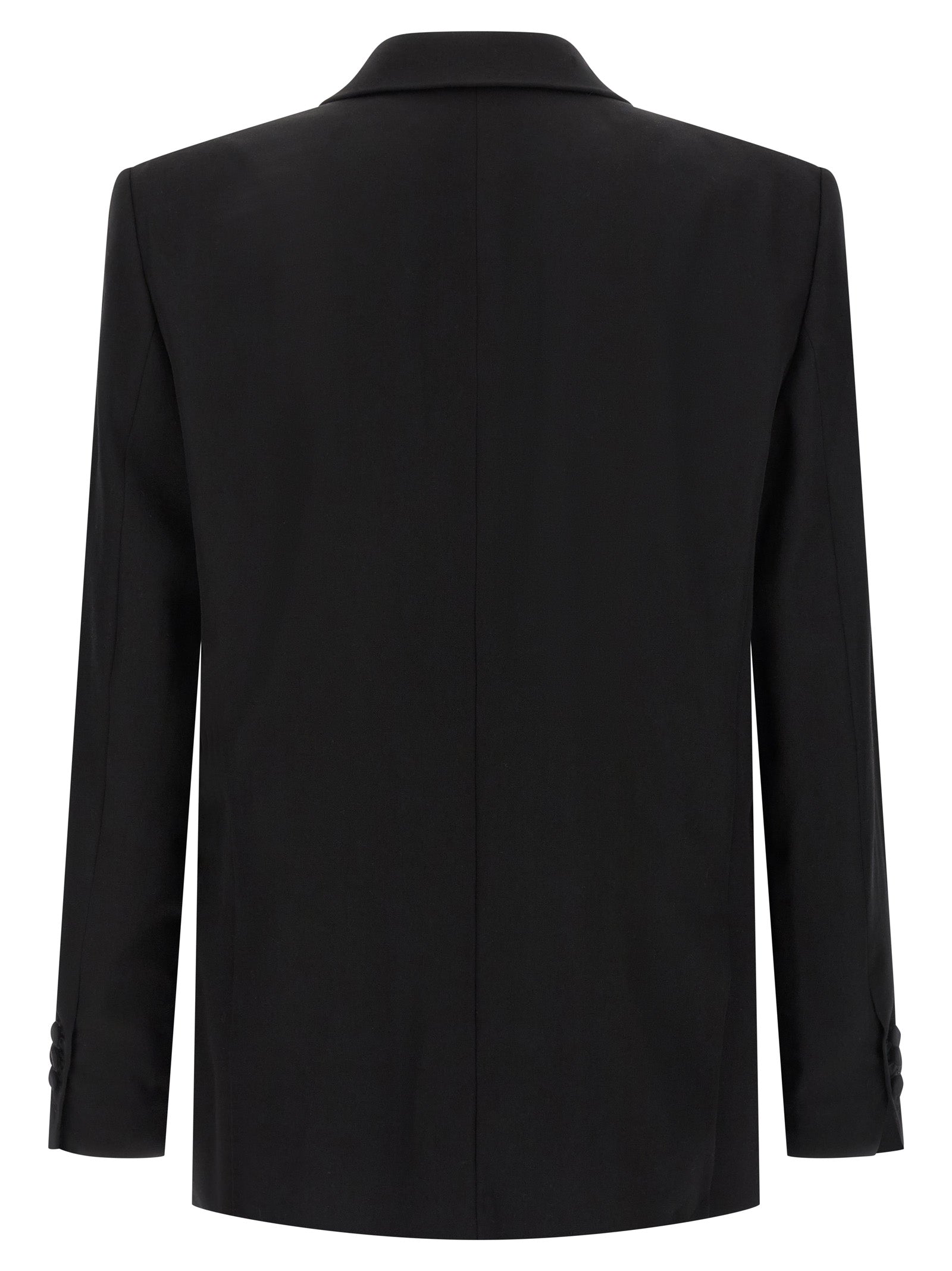 Crystal blazer Black Virgin Wool