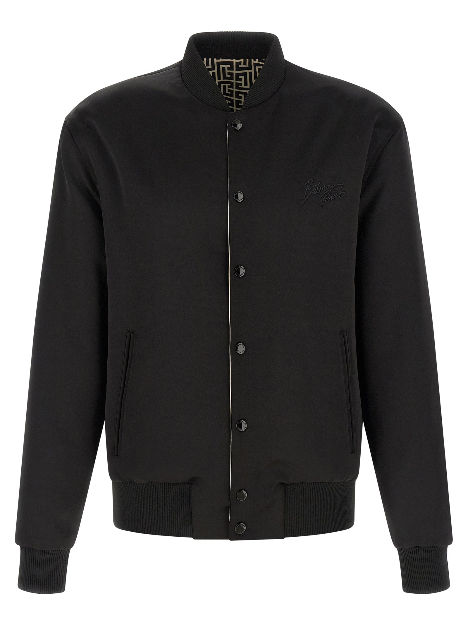 Monogram reversible bomber jacket Black Polyamide Down Jacket, Parka, Casual
