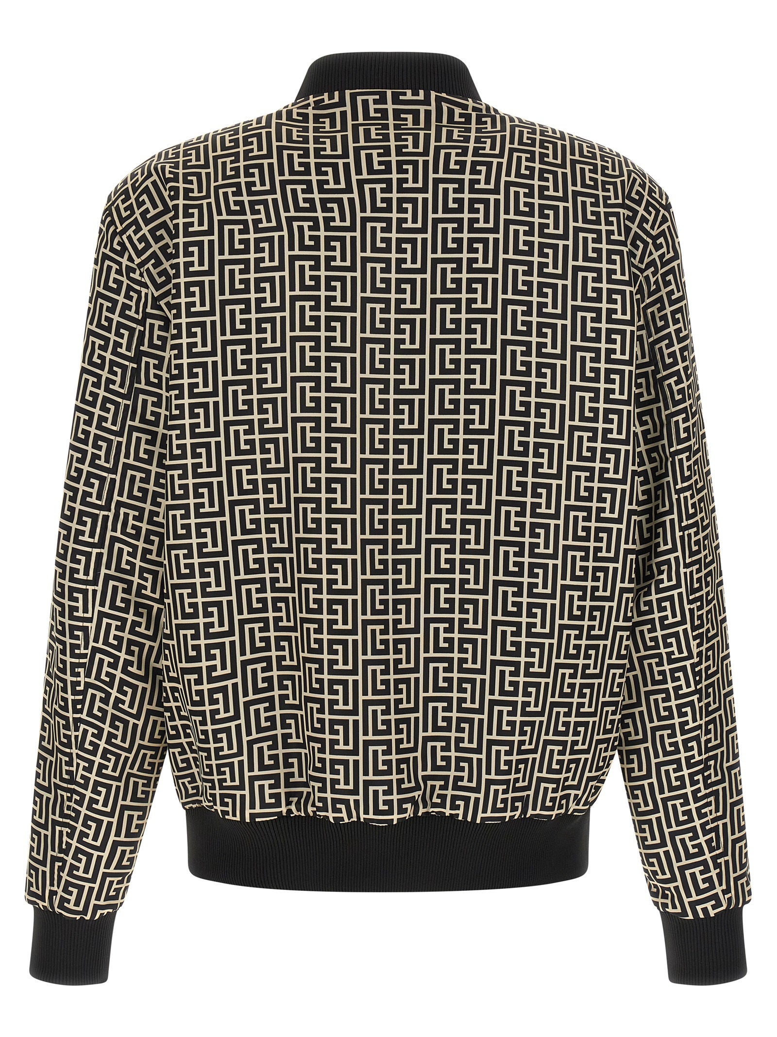 Monogram reversible bomber jacket Black Polyamide Down Jacket, Parka, Casual