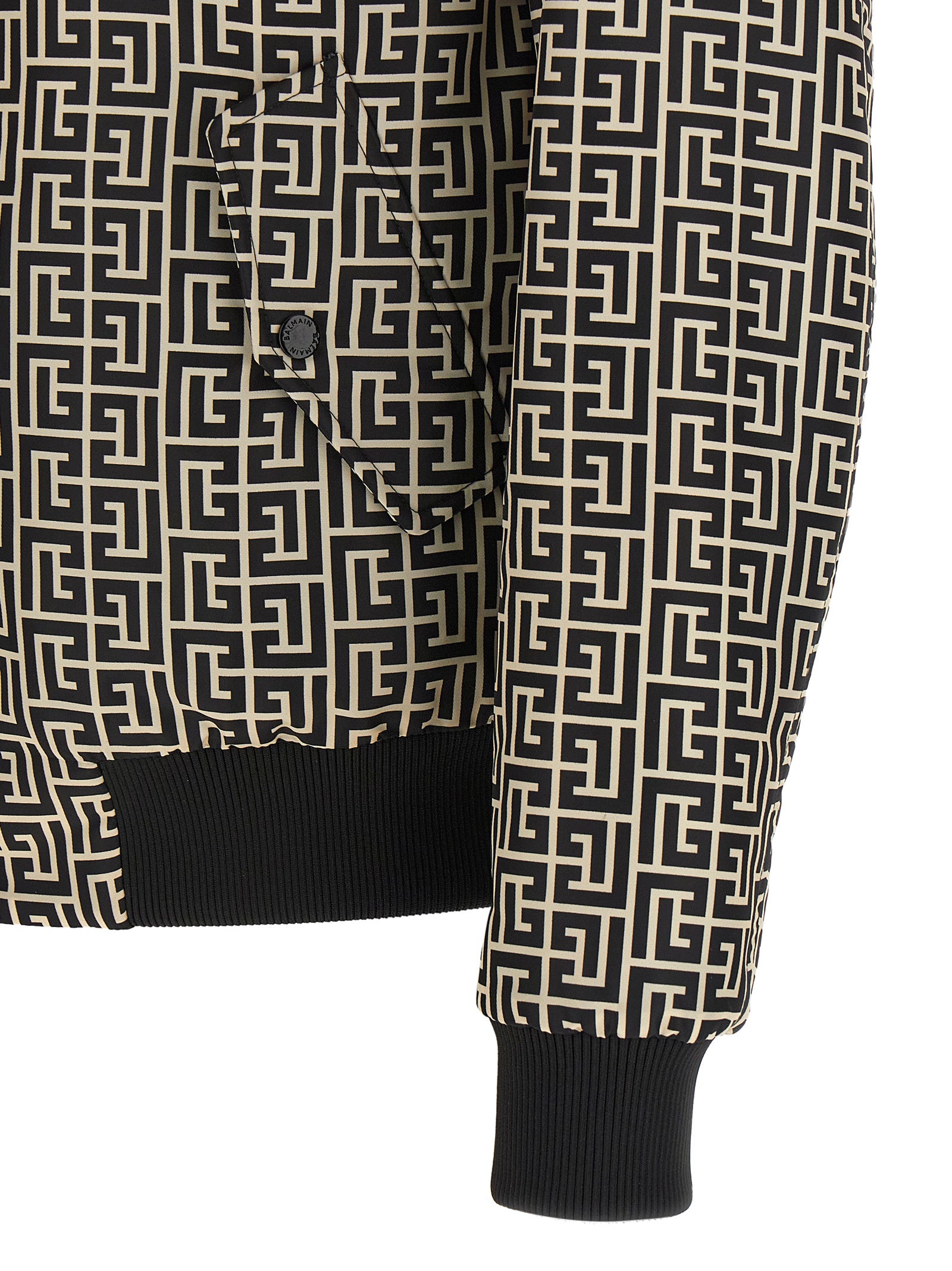 Monogram reversible bomber jacket Black Polyamide Down Jacket, Parka, Casual