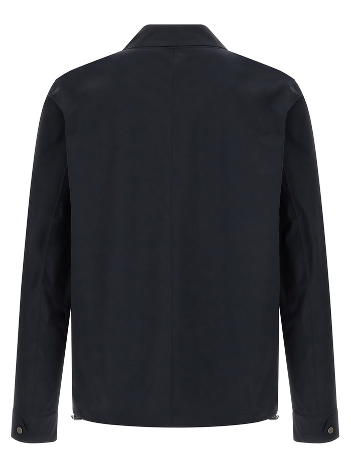 Essence overshirt Blue Polyamide Down Jacket, Parka, Casual Jackets