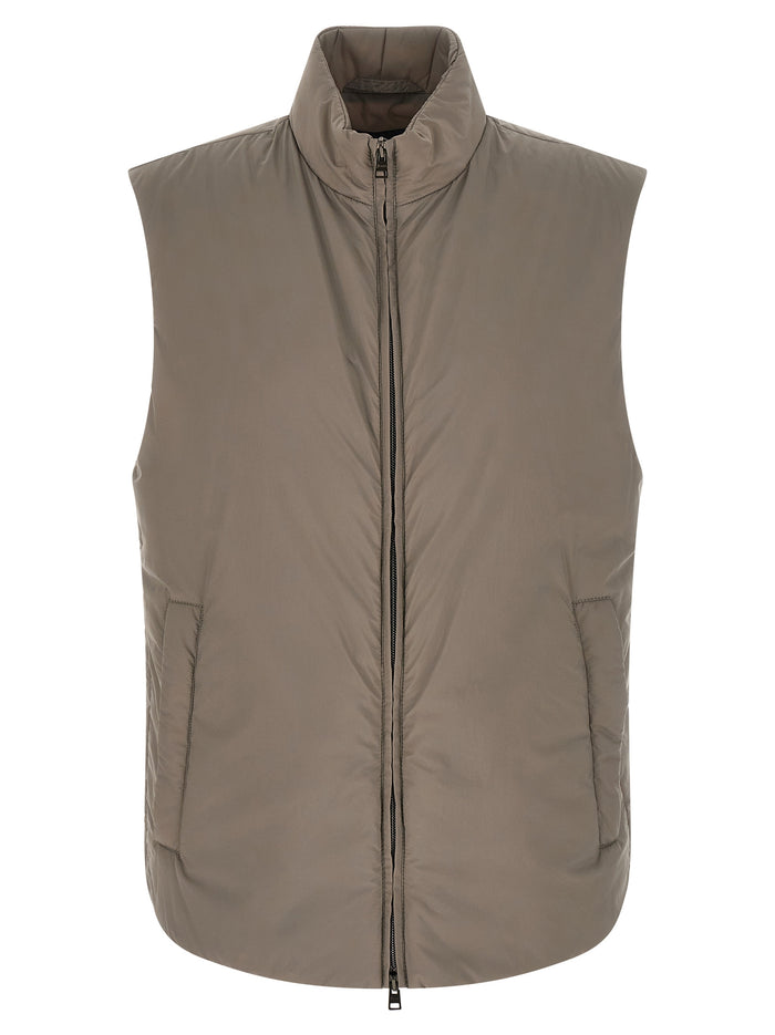 Ecoage vest Gray Polyamide Gilet