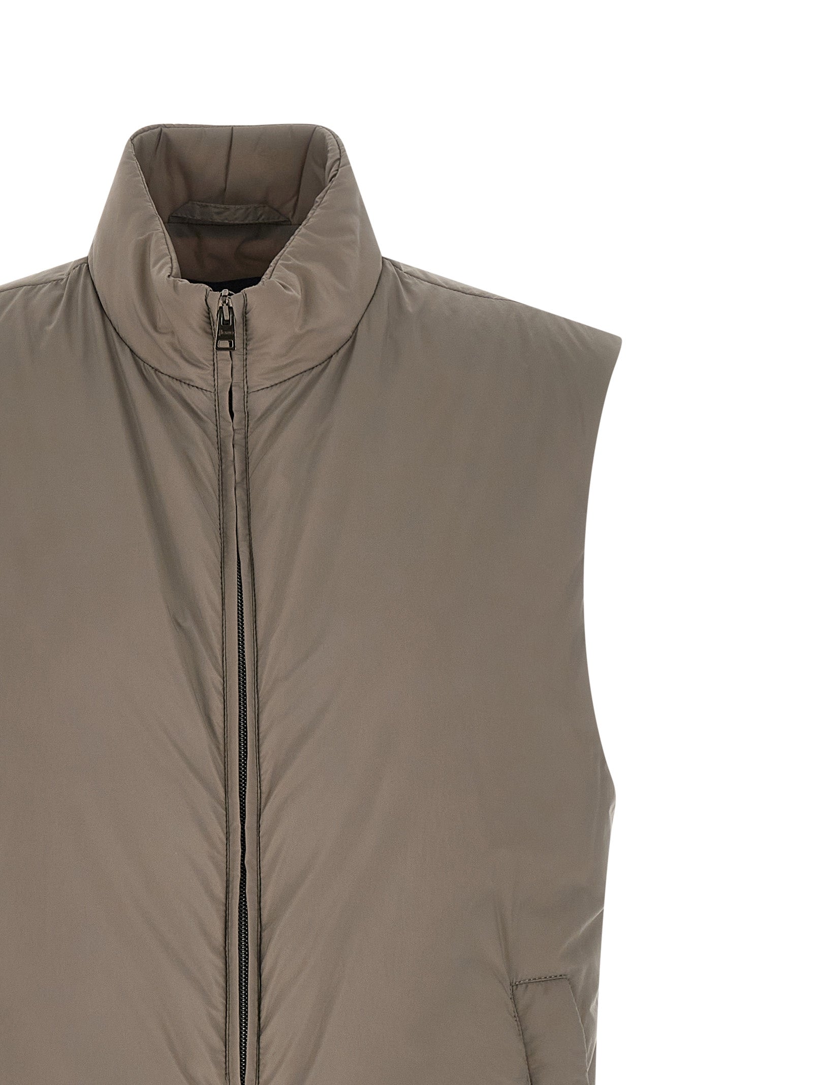 Ecoage vest Gray Polyamide Gilet