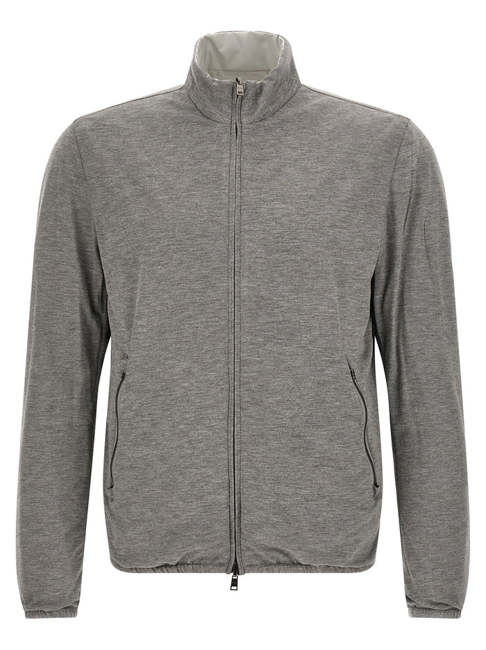 Reversible bomber jacket Multicolor Polyester Down Jacket, Parka, Casual