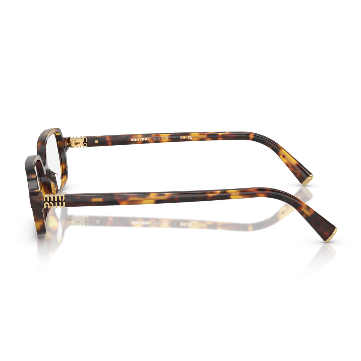 Miu 0MU 11ZS 14L08N Havana Miele Marrone Acetate Occhiali Da Vista