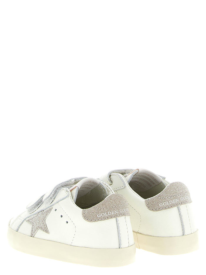 Baby School sneakers Silver Lh Pu Polyester Polyamide