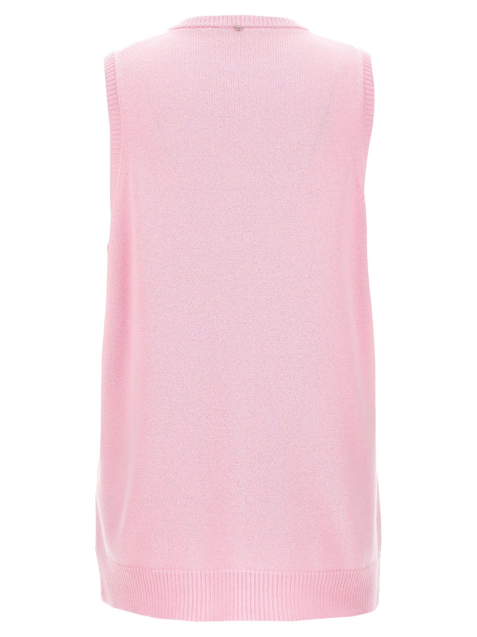 Gimmy vest Pink Wool Cashmere Gilet