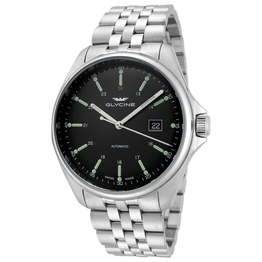 Glycine Mens Combat 6 Classic 43mm Automatic Watch Gl0101 One Color Watches