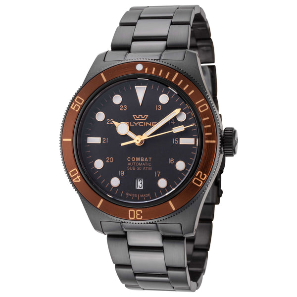 Glycine Mens Combat 39mm Automatic Watch Gl0409 One Color Watches