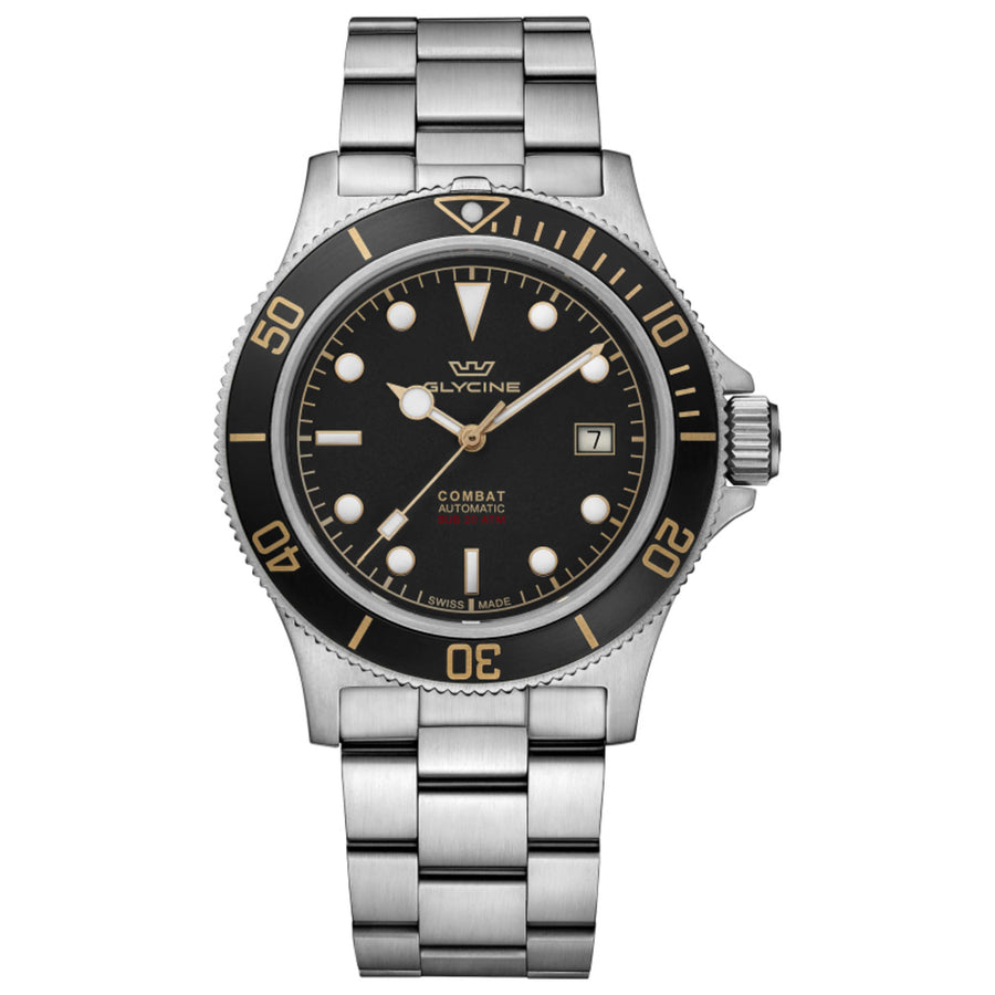 Preloved - Glycine Mens Combat Sub 42mm Automatic Watch Gl0484 One Color Watches