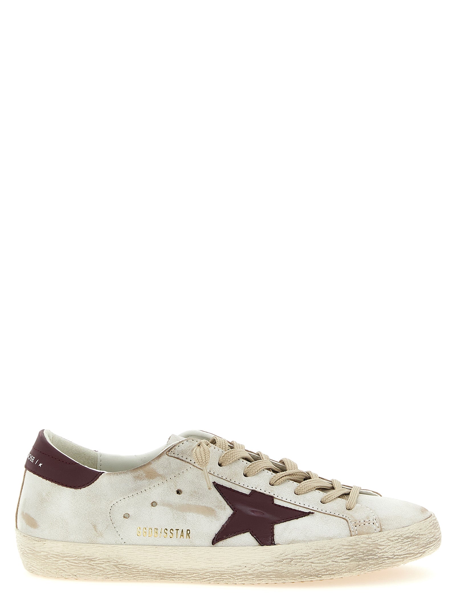 Superstar Sneakers Bordeaux Cow Leather (bos Taurus)