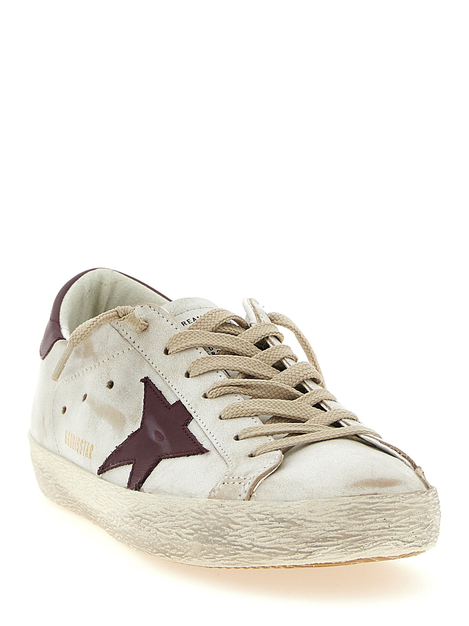 Superstar Sneakers Bordeaux Cow Leather (bos Taurus)