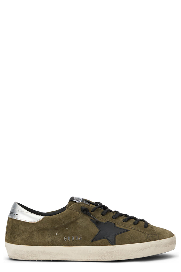 Sneakers Dark Green Suede Green/black/silver Leather Trainers