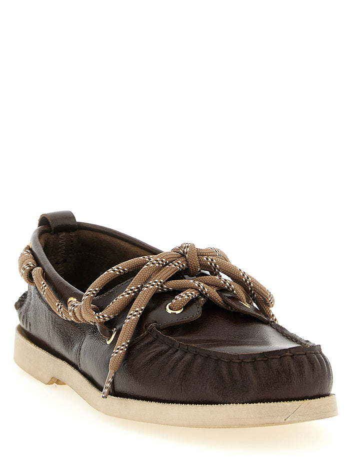 Boat loafers Brown Cow Leather (bos Taurus)