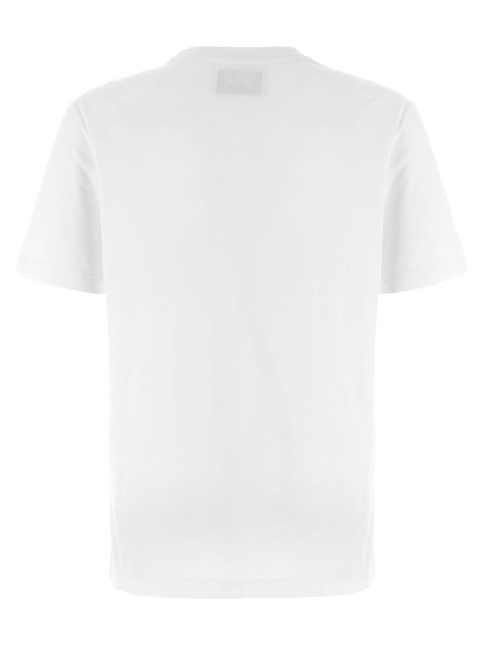 T-shirt Small Star White/black Cotton