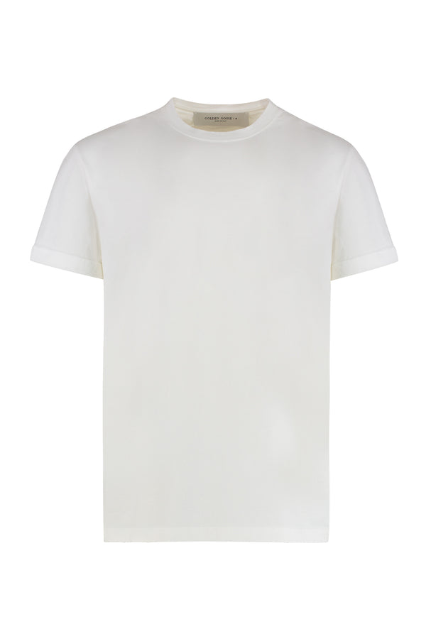Cotton Crew-Neck T-Shirt White T-shirts