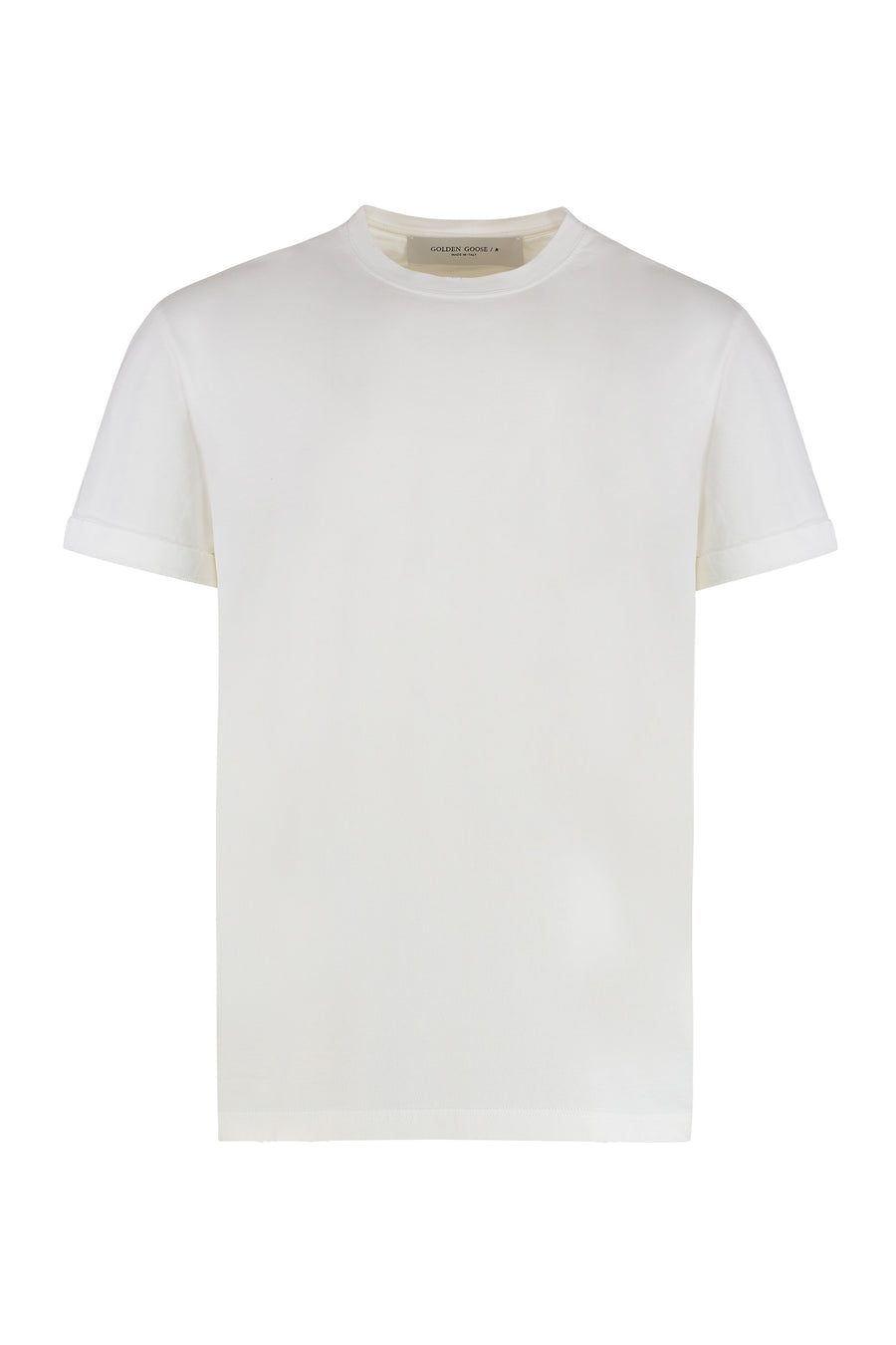 Cotton Crew-Neck T-Shirt White T-shirts