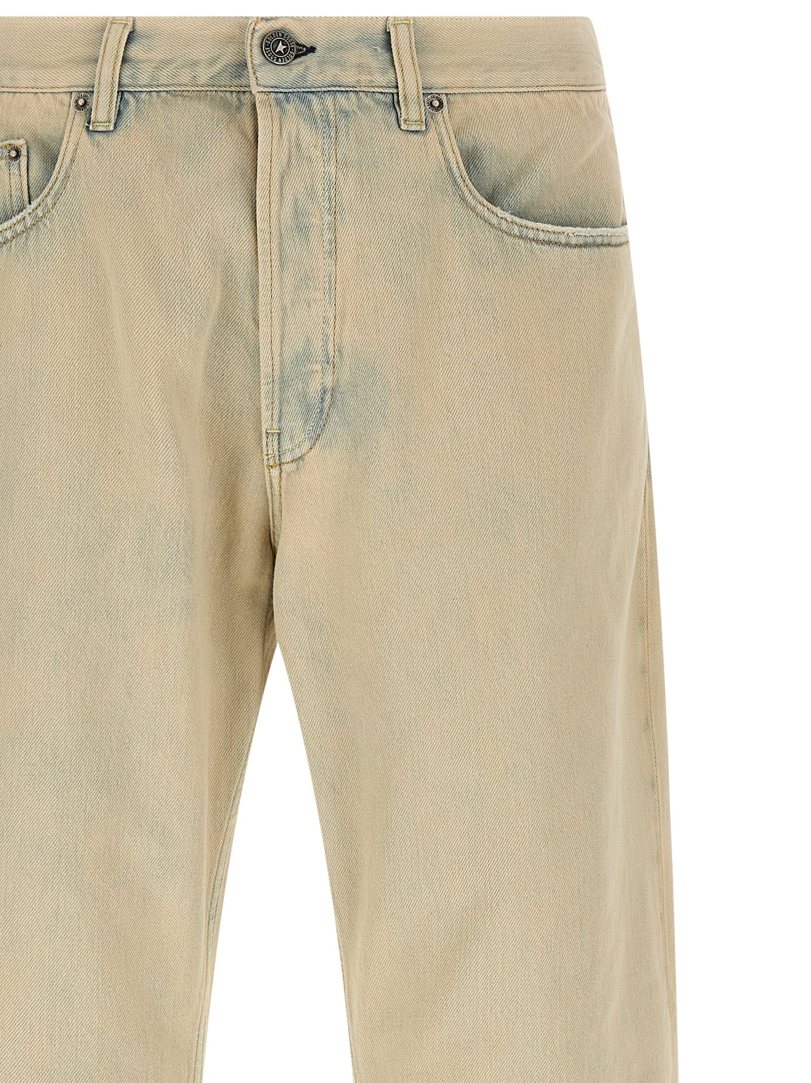 Skate jeans Beige Cotton