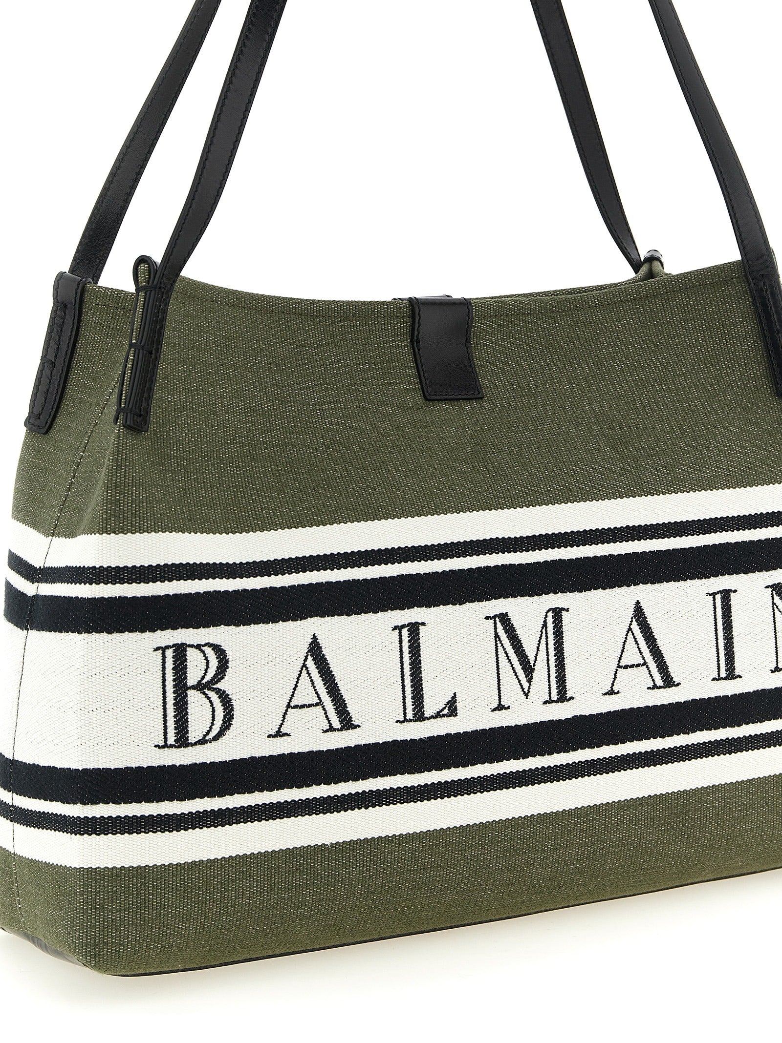 Medium Release Shopping Bag Green Cotton Tote