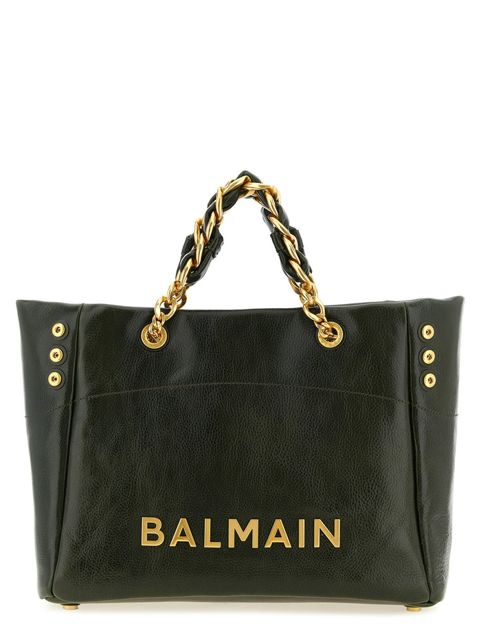 1945 Soft large shopping bag Green Calfskin Leather (bos Taurus) Tote