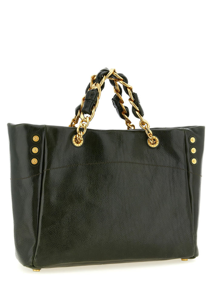 1945 Soft large shopping bag Green Calfskin Leather (bos Taurus) Tote