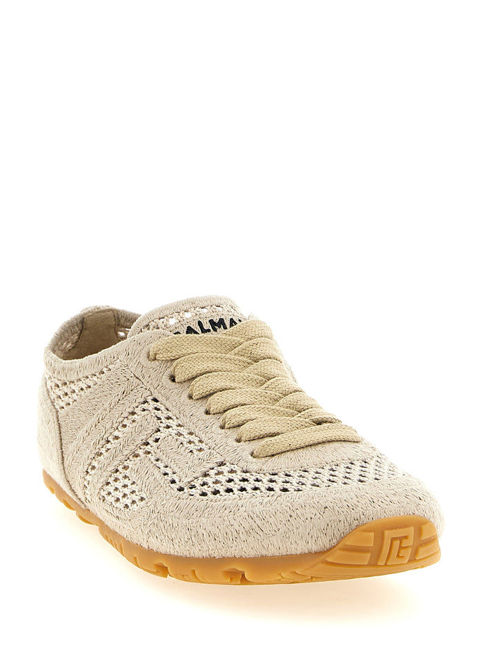 Racer 45 Sneakers Beige Cotton