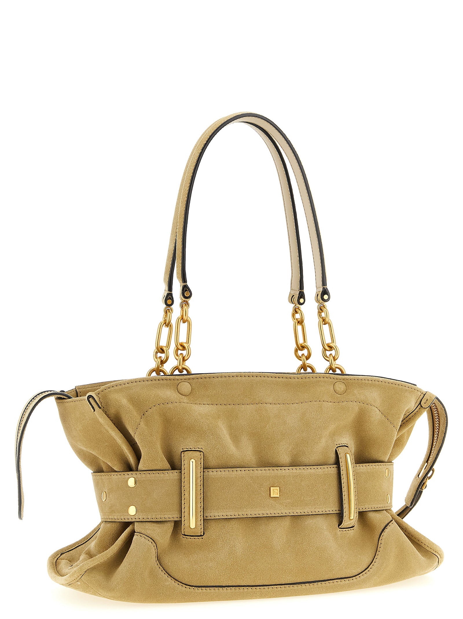 Anthem shoulder bag Beige Calfskin Leather (bos Taurus)